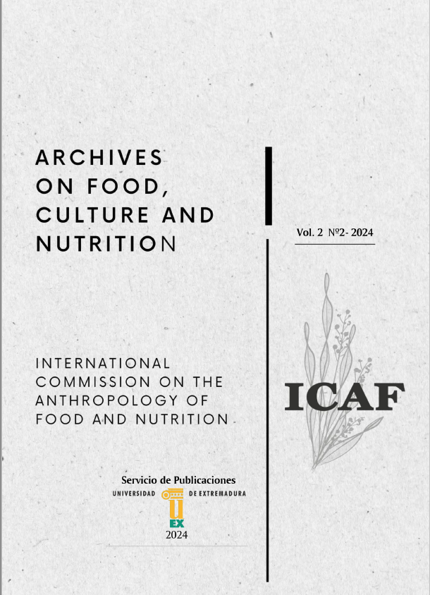 					Ver Vol. 2 Núm. 2 (2024): Archives on Food, Culture and Nutrition
				