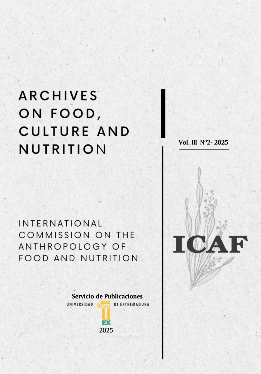 					Ver Vol. 3 Núm. 2 (2025): Archives on Food, Culture and Nutrition
				